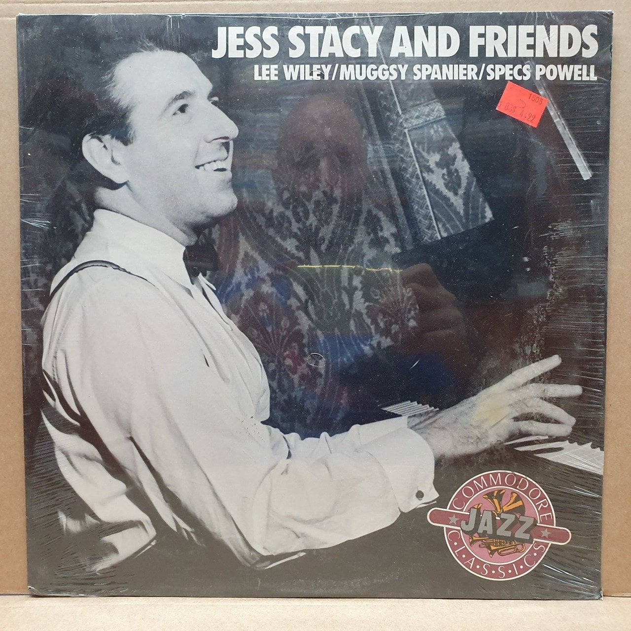 JESS STACY AND FRIENDS  / LEE WILEY, MUGGSY SPANIER, SPECS POWELL (1988) - LP DÖNEM BASKISI SIFIR PLAK