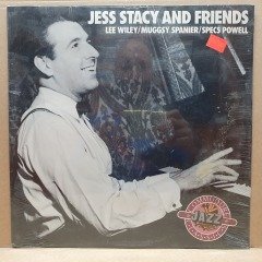 JESS STACY AND FRIENDS  / LEE WILEY, MUGGSY SPANIER, SPECS POWELL (1988) - LP DÖNEM BASKISI SIFIR PLAK