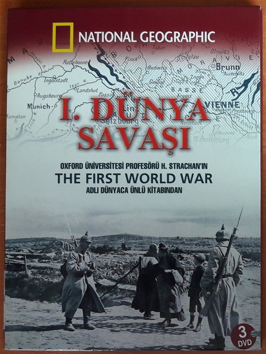 I. DÜNYA SAVAŞI - THE FIRST WORLD WAR - NATIONAL GEOGRAPHIC - BELGESEL - 3DVD 2.EL