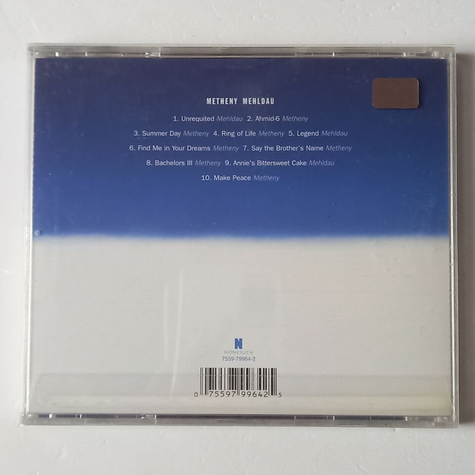 PA METHENY, BRAD MEHLDAU – METHENY MEHLDAU (2006) - CD REISSUE 2.EL