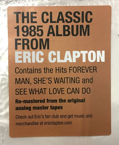 ERIC CLAPTON - BEHIND THE SUN (1985) - 2xLP 2018 EDITION REISSUE SIFIR PLAK