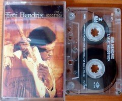 JIMI HENDRIX - LIVE AT WOODSTOCK (1999) UNIVERSAL CASSETTE MADE IN TURKEY ''USED''