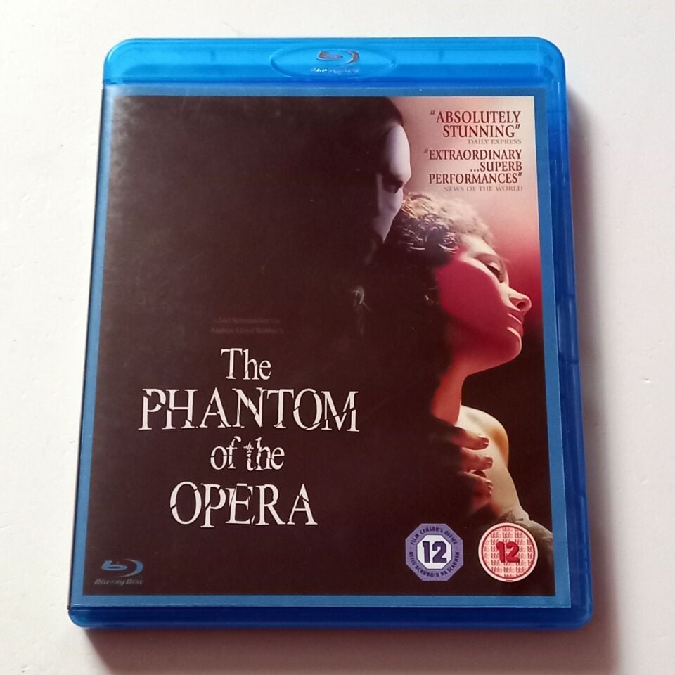 THE PHANTOM OF THE OPERA - GERARD BUTLER, EMMY ROSSUM 0 YÖN.: JOEL SCHUMACHER - BLU-RAY  2.EL TÜRKÇE ALTYAZI YOKTUR