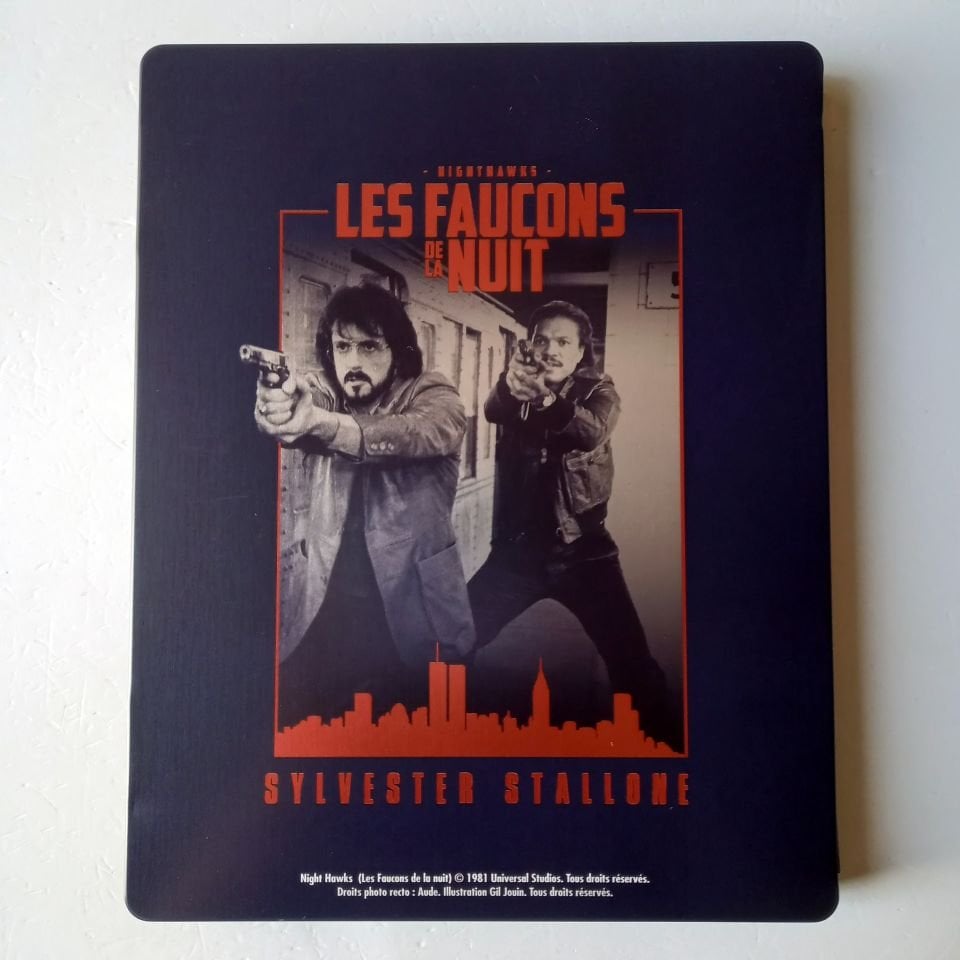 LES FAUCON DE LA NUIT / NIGHTHAWKS - SYLVESTER STALLONE, RUTGER HAUER - YÖN.: BRUCE MALMUTH & SYLVESTER STALLONE - BLU-RAY STEELBOOK METAL KUTU 2.EL TÜRKÇE ALTYAZI YOKTUR