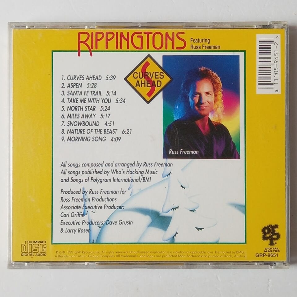 RIPPINGTONS FEATURING RUSS FREEMAN – CURVES AHEAD (1991) - CD 2.EL