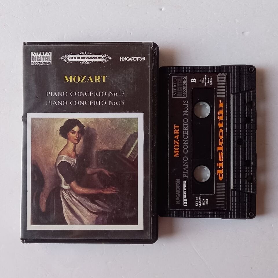 WOLFGANG AMADEUS MOZART - PIANO CONCERTO NO.17 / NO.15 (1987) - KASET 2.EL