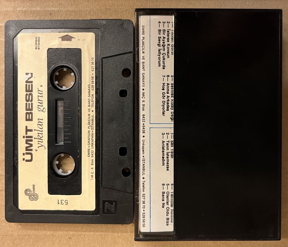 ÜMİT BESEN - YIKILAN GURUR (1985) - KASET 2.EL
