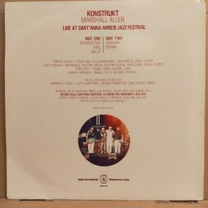 KONSTRUKT / MARSHALL ALLEN LIVE AT SANT'ANNA ARRESI JAZZ FESTIVAL (2014) - LP FREE JAZZ 2.EL PLAK
