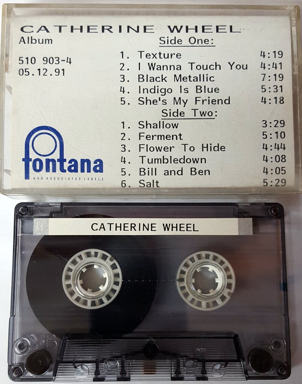 CATHERINE WHEEL - (1991) PROMO CASSETTE FONTANA ''USED''