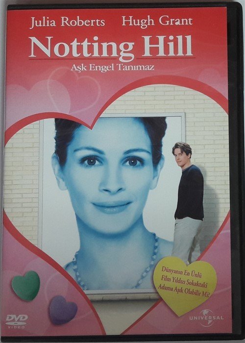 AŞK ENGEL TANIMAZ - NOTTING HILL - JULIA ROBERTS - HUGH GRANT - DVD 2.EL