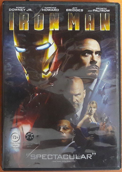 IRON MAN - DEMİR ADAM - ROBERT DOWNEY JR. - JEFF BRIDGES - GWYNETH PALTROW - MARVEL - DVD 2.EL