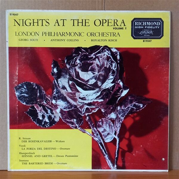 NIGHTS AT THE OPERA VOLUME 2 / THE LONDON PHILHARMONIC ORCHESTRA, GEORG SOLTI, ANTHONY COLLINS, ROYALTON KISCH - LP 2.EL PLAK