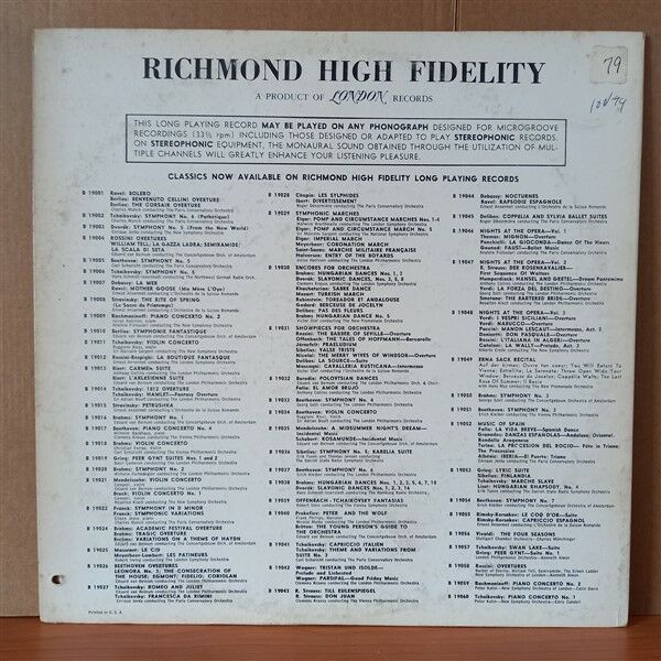 NIGHTS AT THE OPERA VOLUME 2 / THE LONDON PHILHARMONIC ORCHESTRA, GEORG SOLTI, ANTHONY COLLINS, ROYALTON KISCH - LP 2.EL PLAK
