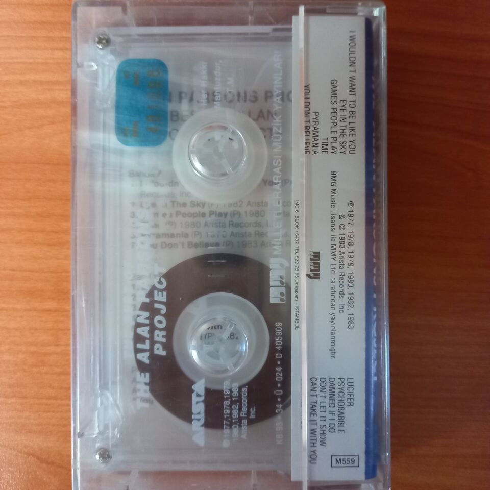 THE ALAN PARSONS PROJECT - THE BEST OF THE ALAN PARSONS PROJECT (1993) - KASET SIFIR