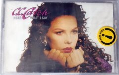 C.C. CATCH - HEAR WHAT I SAY (1990) PLAKSAN CASSETTE MADE IN TURKEY ''NEW''