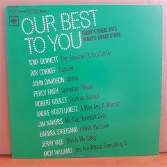 OUR BEST TO YOU TODAY'S GREAT HITS TODAY'S GREAT STARS - LP 2.EL PLAK