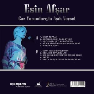 ESİN AFŞAR - CAZ YORUMLARIYLA AŞIK VEYSEL (1997) - LP 2023 BASIM SIFIR PLAK