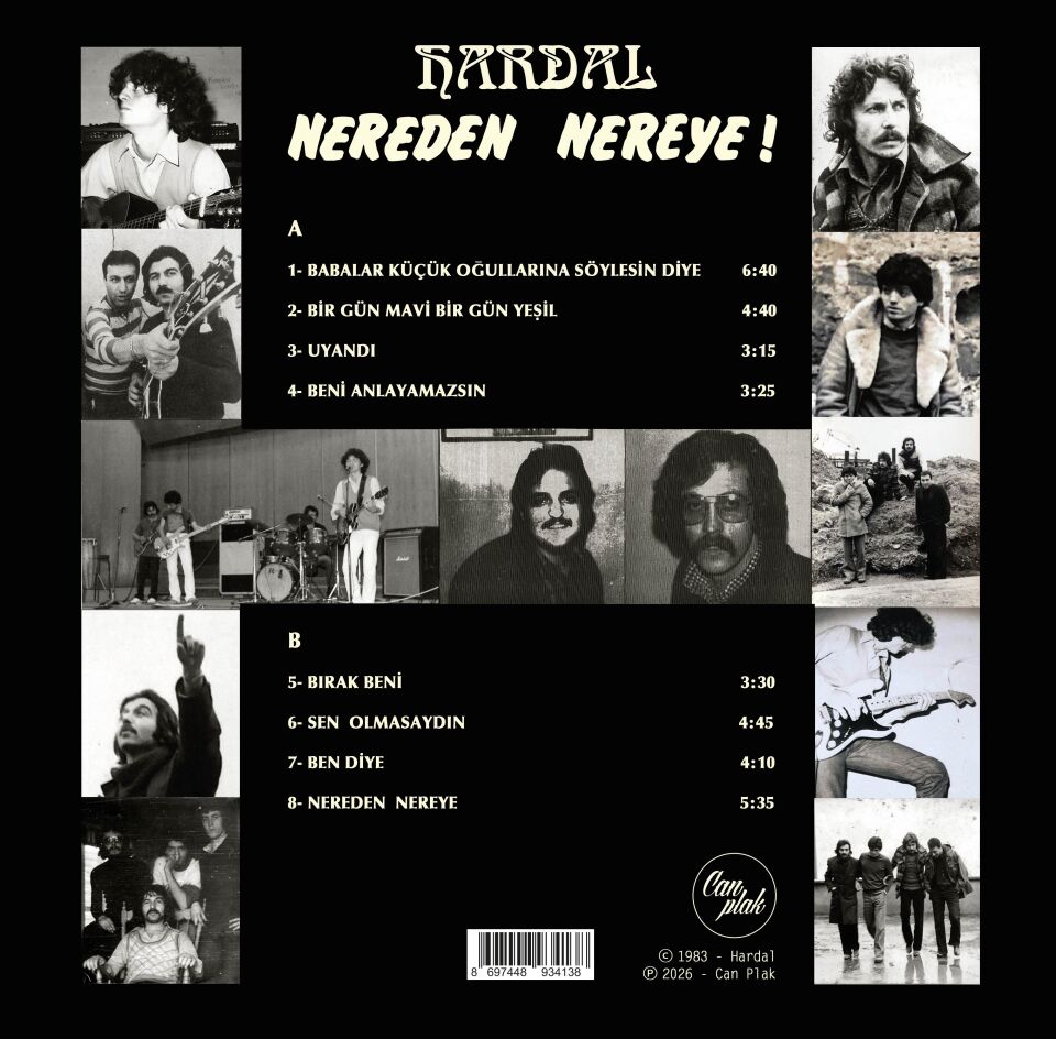 HARDAL - NEREDEN NEREYE! (1983) - LP 180GR 2026 RENKLİ SIFIR PLAK