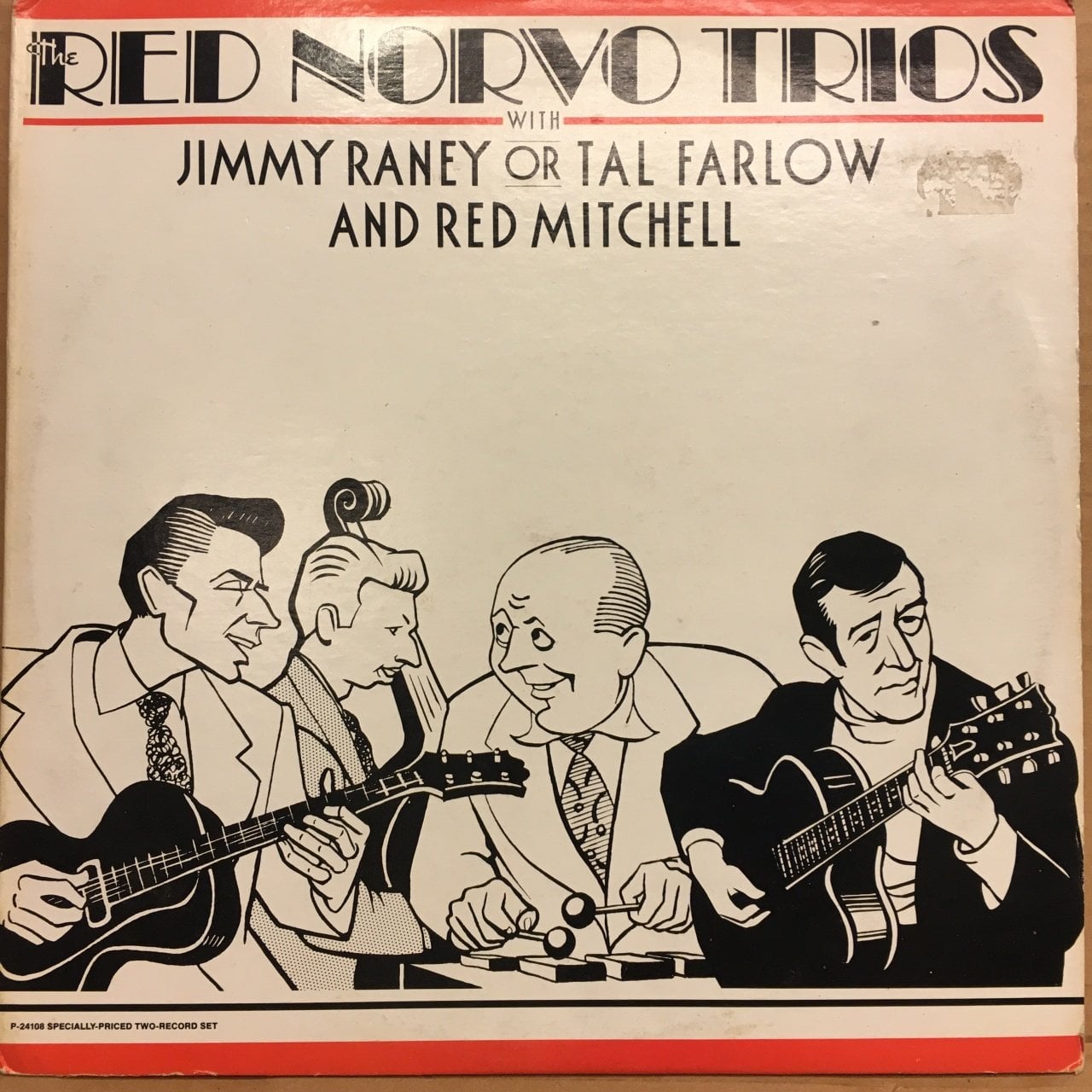 RED NORVO TRIOS WITH JIMMY RANEY TAL FARLOW & RED MITCHELL 1982 PRESTIGE 2.EL 2PLAK