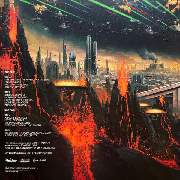 STAR WARS EIPISODE III / REVENGE OF THE SITH - SOUNDTRACK / MUSIC BY JOHN WILLIAMS (2005) - 2xLP 2025 EDITION SIFIR PLAK