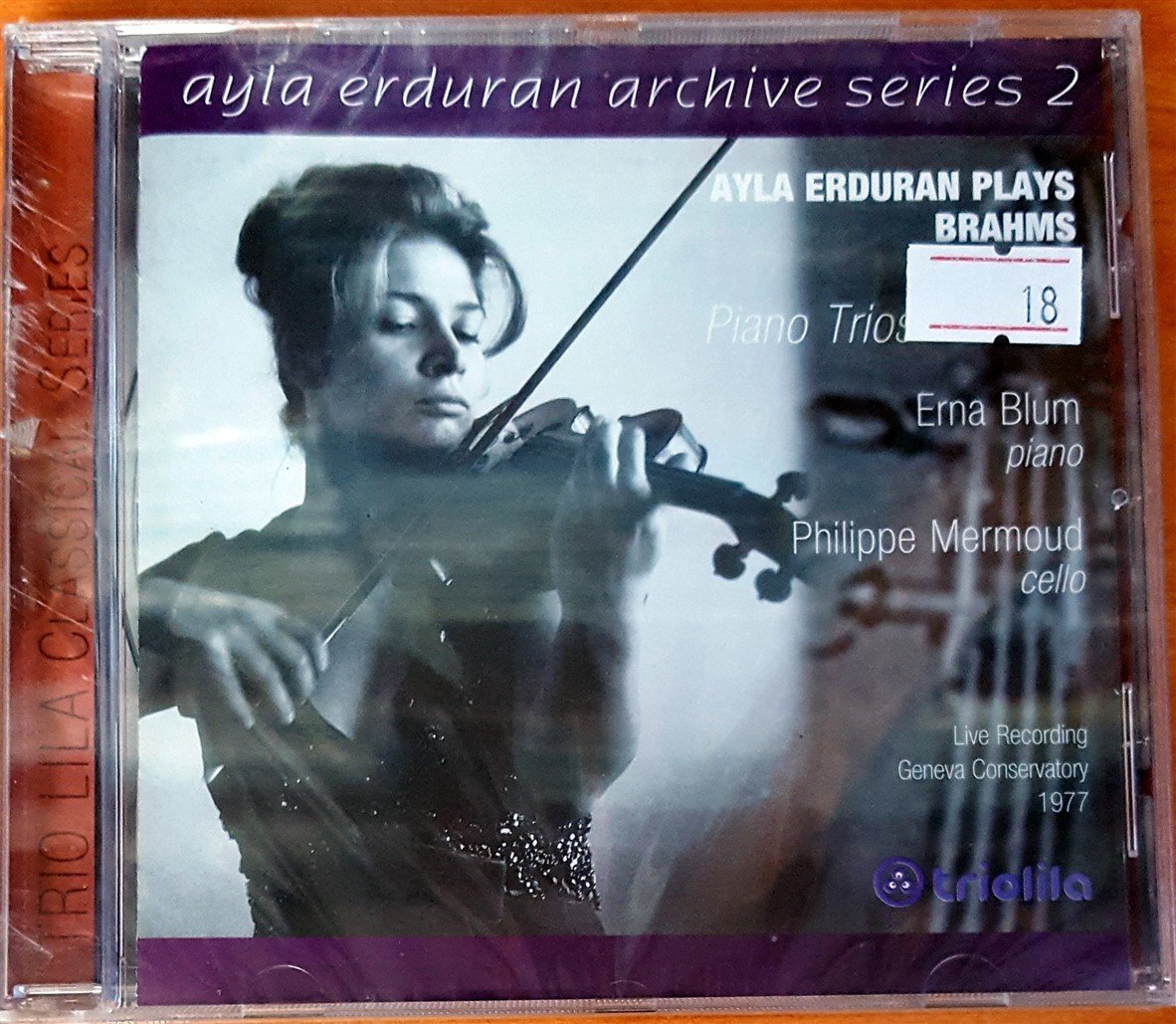 AYLA ERDURAN PLAYS BRAHMS / ARCHIVE SERIES 2 CD SIFIR