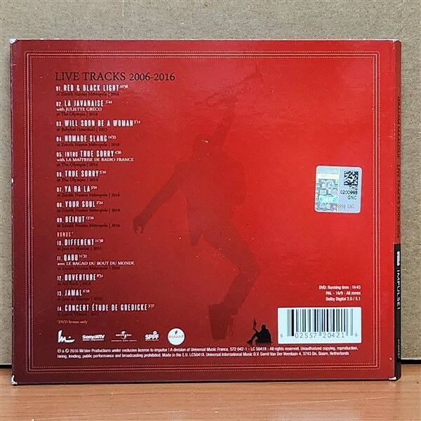 IBRAHIM MAALOUF – LIVE TRACKS 2006-2016 (2016) - CD+DVD 2.EL