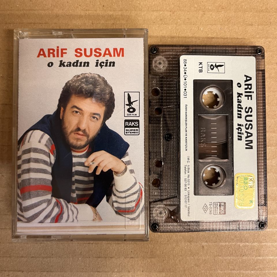 ARİF SUSAM - O KADIN İÇİN (1988) - KASET 2.EL