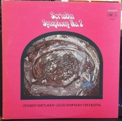 SCRIABIN: SYMPHONY NO.2, THE USSR SYMPHONY ORCHESTRA, YEVGENY SVETLANOV - 2.EL PLAK MELODIYA&ANGEL Мелодия