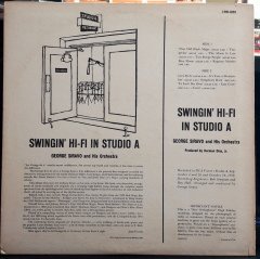 SWINGIN' HI-FI IN STUDIO A - GEORGE SIRAVO (1959) - PLAK 2.EL