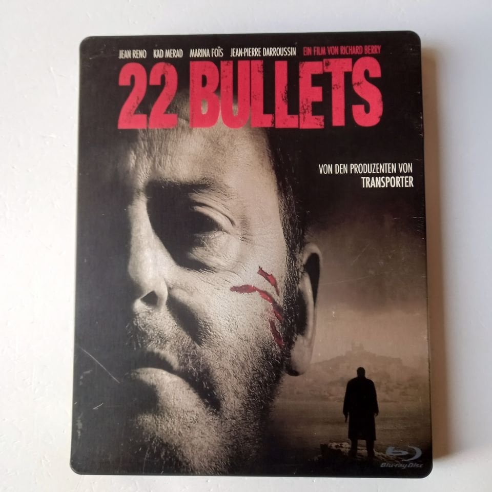 22 BULLETS - JEAN RENO, KAD MERAD - YÖN.: RICHARD BERRY - 2BLU-RAY STEELBOOK METAL KUTU 2.EL