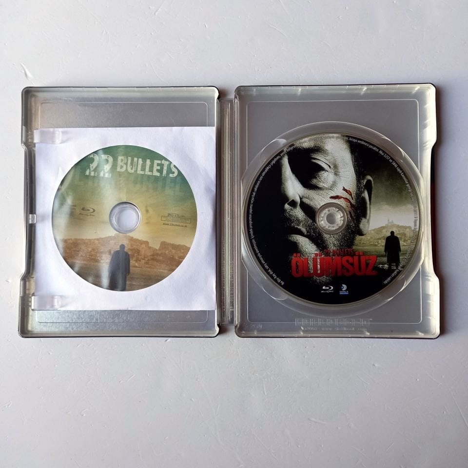22 BULLETS - JEAN RENO, KAD MERAD - YÖN.: RICHARD BERRY - 2BLU-RAY STEELBOOK METAL KUTU 2.EL