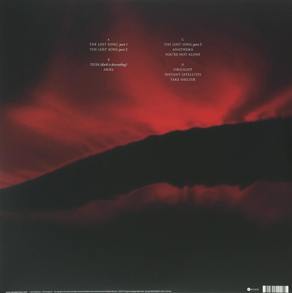 ANATHEMA - DISTANT SATELLITES (2014) - 2LP SIFIR PLAK