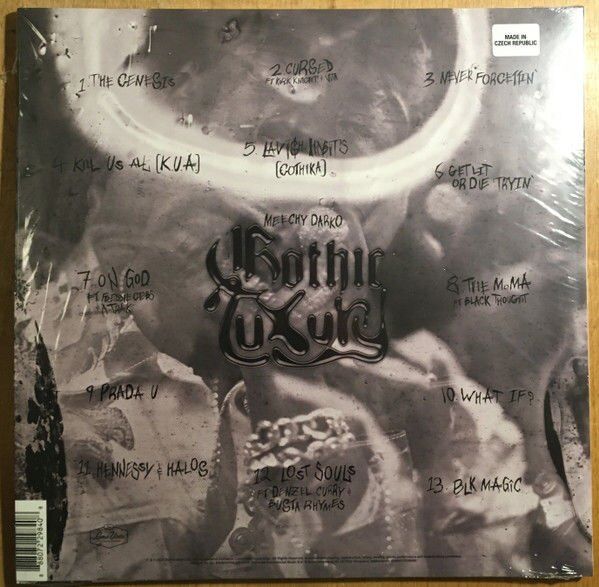MEECHY DARKO - GOTHIC LUXURY (2022) -  2xLP (ETCHED / 3 SIDED) HIP HOP SIFIR PLAK