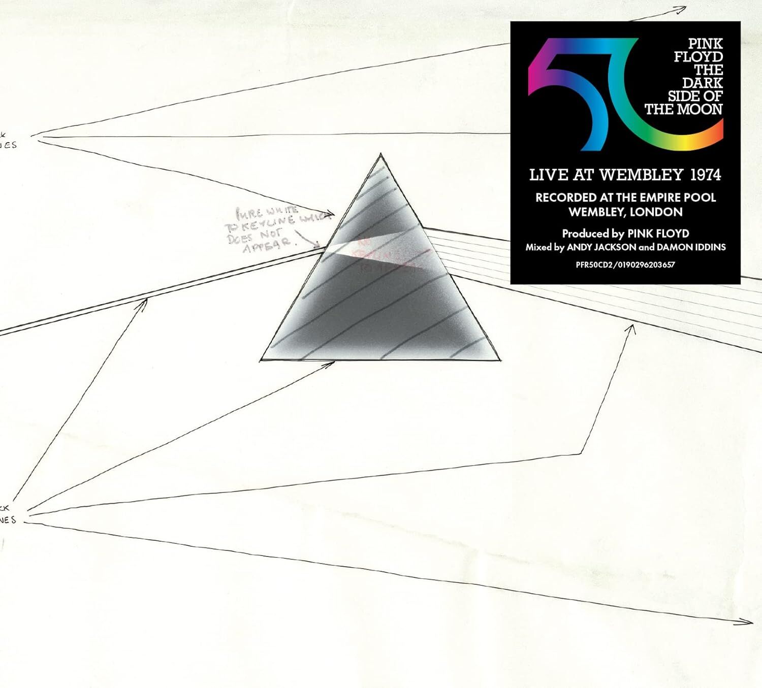 PINK FLOYD - DARK SIDE OF THE MOON LIVE AT WEMBLEY 1974 (2023) - CD DIGIPACK GATEFOLD SLEEVECARD / AMBALAJINDA SIFIR
