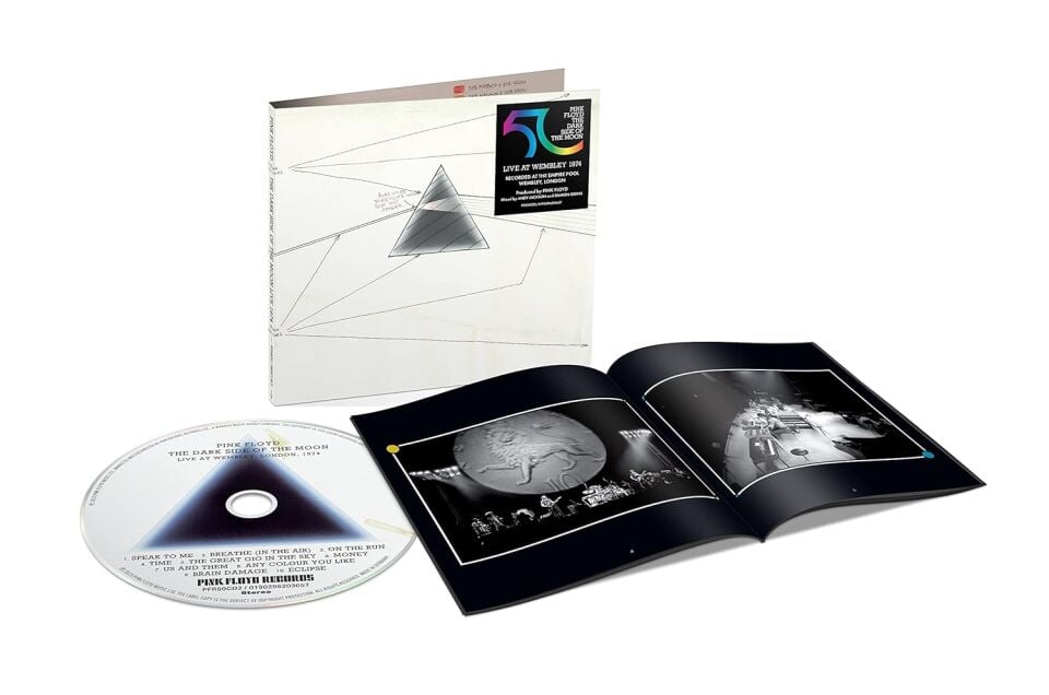 PINK FLOYD - DARK SIDE OF THE MOON LIVE AT WEMBLEY 1974 (2023) - CD DIGIPACK GATEFOLD SLEEVECARD / AMBALAJINDA SIFIR