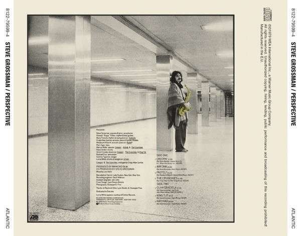 STEVE GROSSMAN – PERSPECTIVE (1979) - CD 2013 REISSUE AMBALAJINDA SIFIR