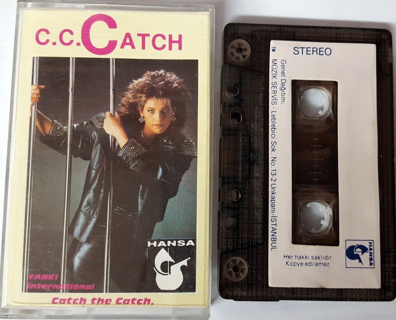 C.C. CATCH - CATCH THE CATCH HANSA CASSETTE MADE IN TURKEY ''USED''