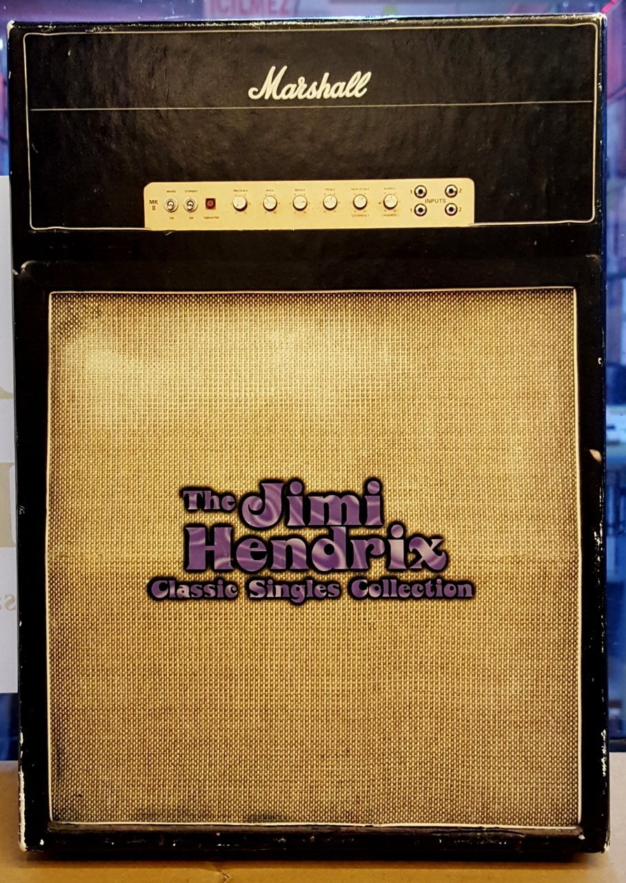 JIMI HENDRIX CLASSIC SINGLES COLLECTION 10 x 7'' 45rpm + BOOKLET LIMITED EDITION (No 5464) BOX