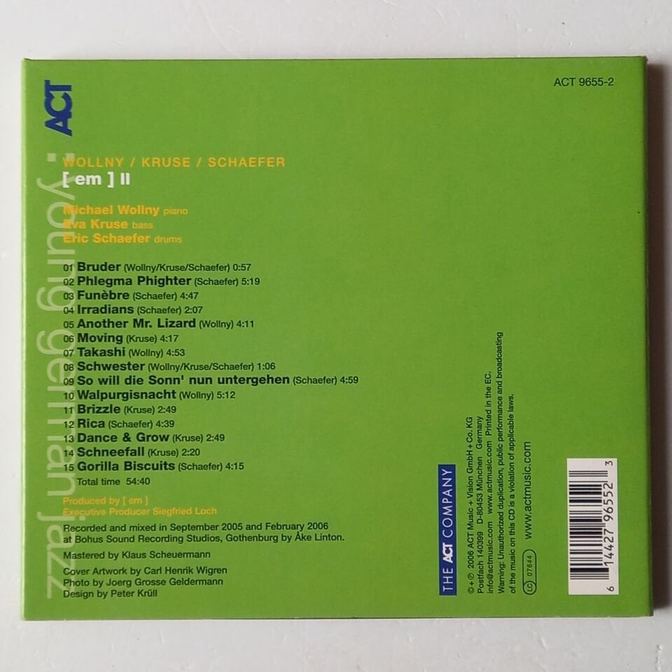 WOLLNY / KRUSE / SCHAEFER – [EM] II (2006) - CD 2.EL