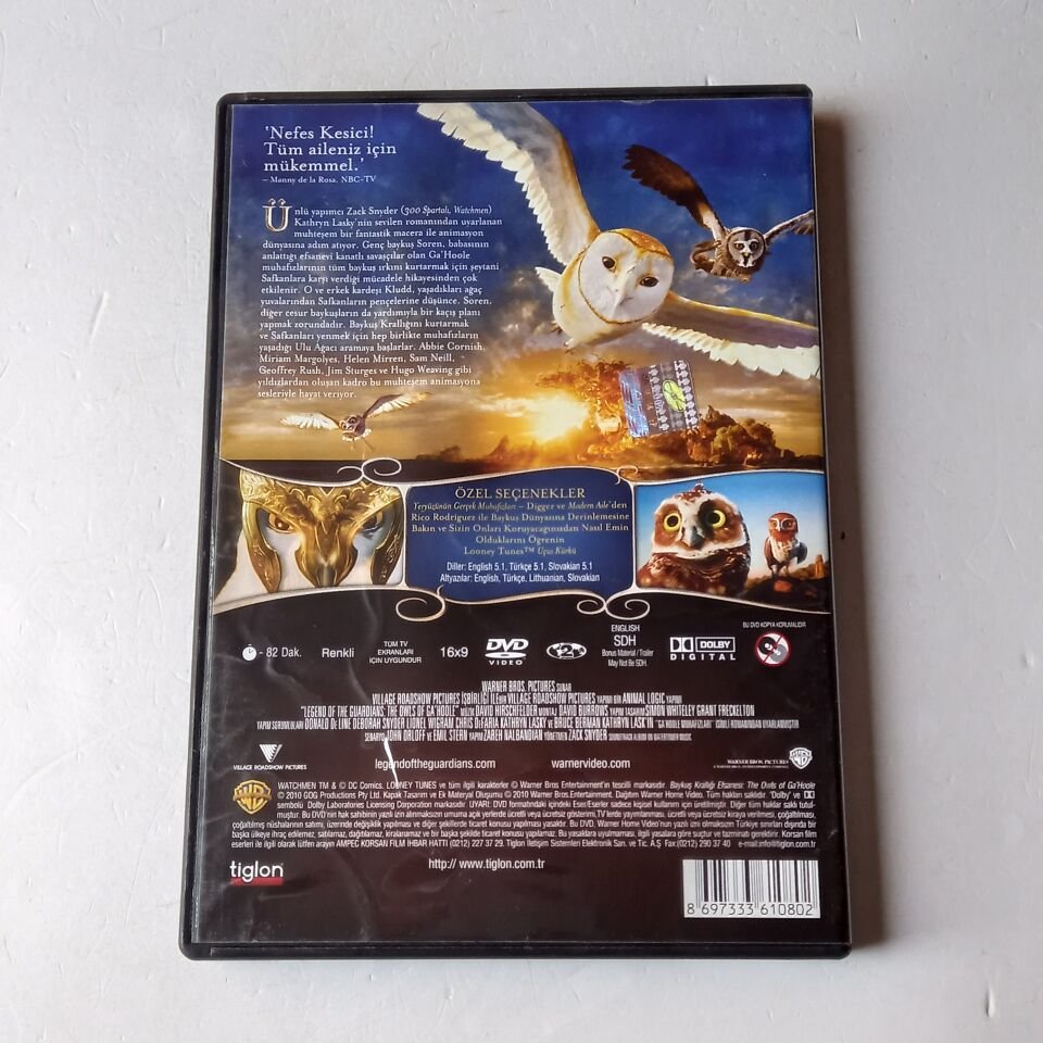 LEGEND  OF THE GUARDIANS THE OWLS OF GAHOOLE / BAYKUŞ KRALLIĞI EFSANESİ - DVD 2.EL