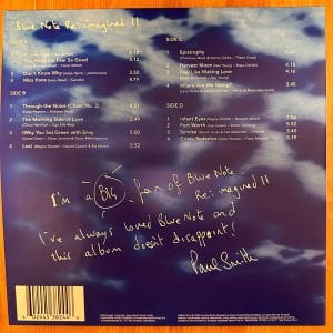 BLUE NOTE RE:IMAGINED II / PAUL SMITH ALTERNATE COVER - VARIOUS ARTISTS (2022) - 2LP COMPILATION BLUE NOTE SIFIR PLAK