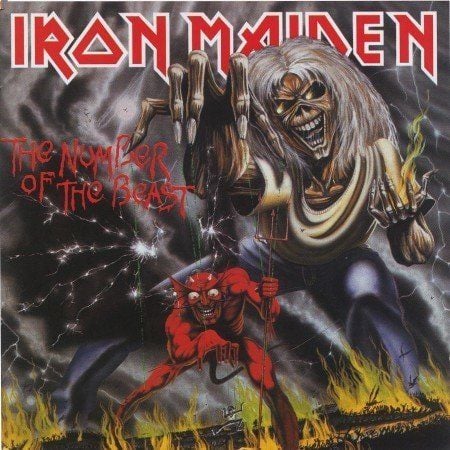 IRON MAIDEN - THE NUMBER OF THE BEAST (1982) - LP 2024 EDITION REISSUE SIFIR PLAK