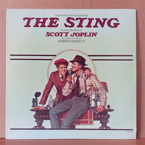 THE STING / ORIGINAL MOTION PICTURE SOUNDTRACK / SCOTT JOPLIN, MARVIN HAMLISCH (1974) - LP 2.EL PLAK