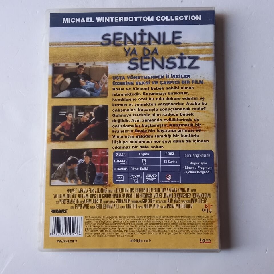 SENİNLE YA DA SENSİZ / WITH OR WITHOUT YOU - DVD 2.EL