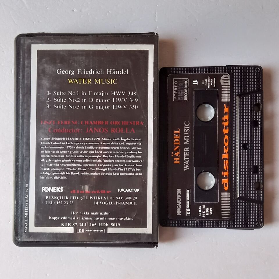 GEORG FRIEDRICH HANDEL - WATER MUSIC (1987) - KASET 2.EL