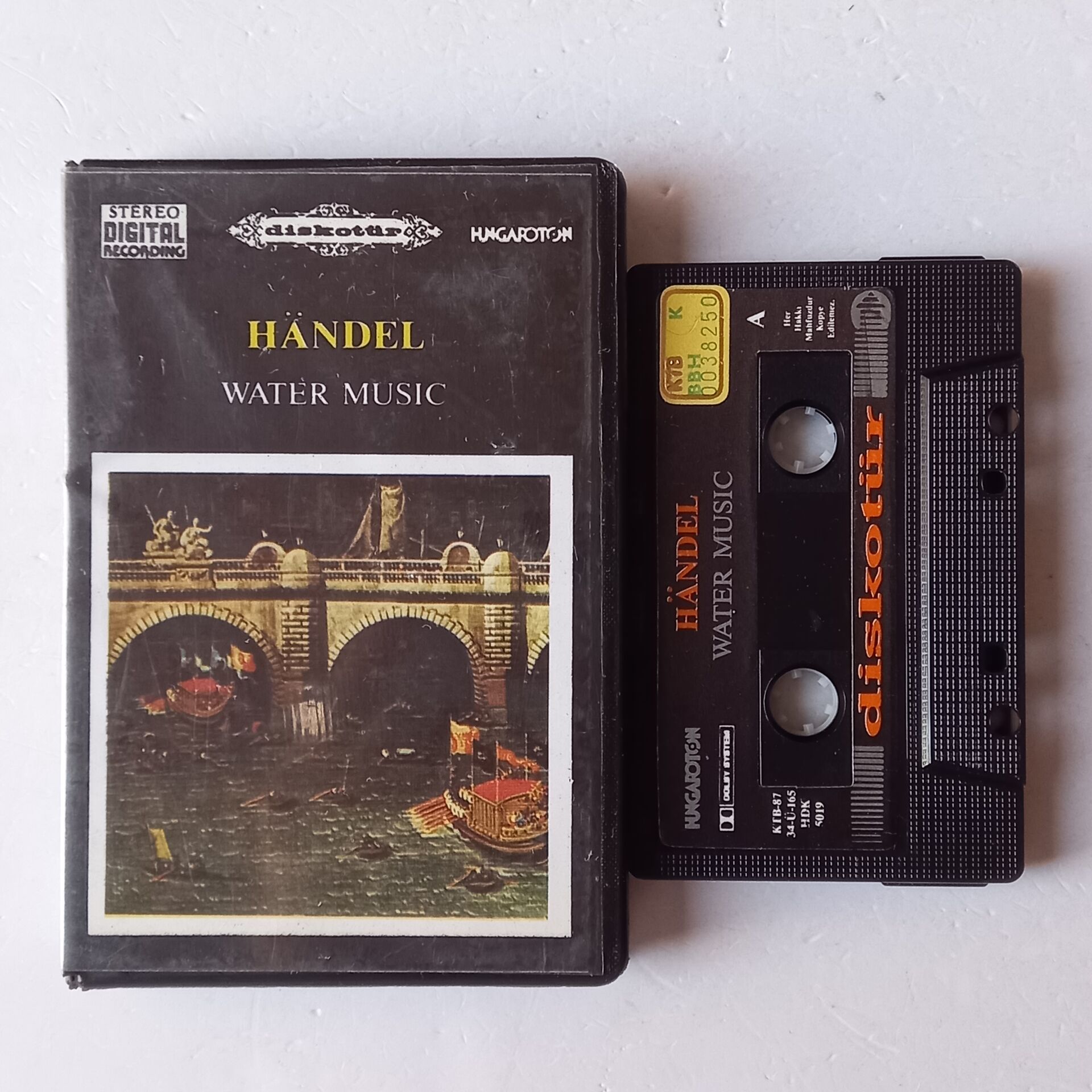 GEORG FRIEDRICH HANDEL - WATER MUSIC (1987) - KASET 2.EL