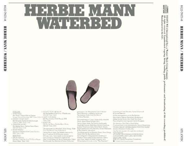 HERBIE MANN – WATERBED (1975) - CD 2014 REISSUE AMBALAJINDA SIFIR
