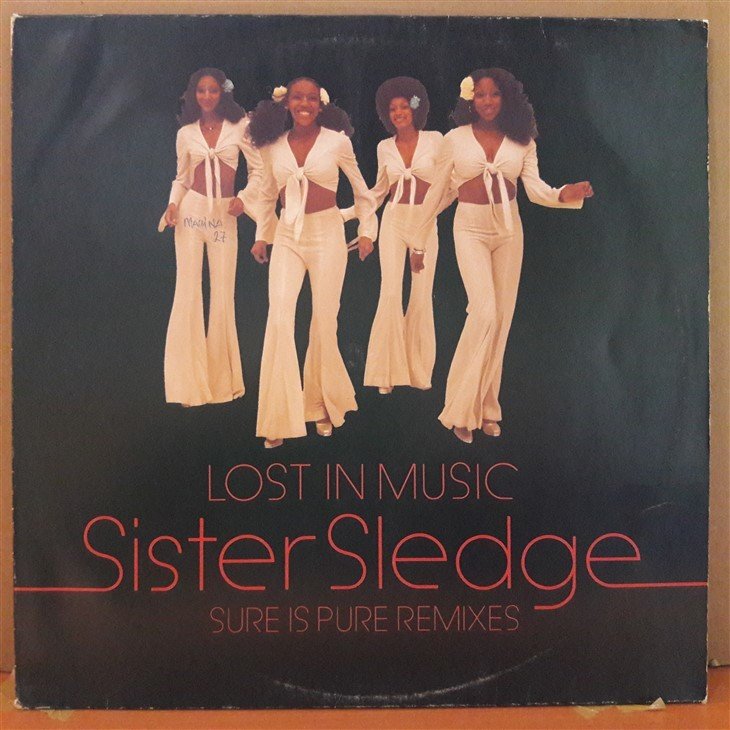 SISTER SLEDGE - LOST IN MUSIC (1993) - 12'' MAXI SINGLE PLAK 2.EL