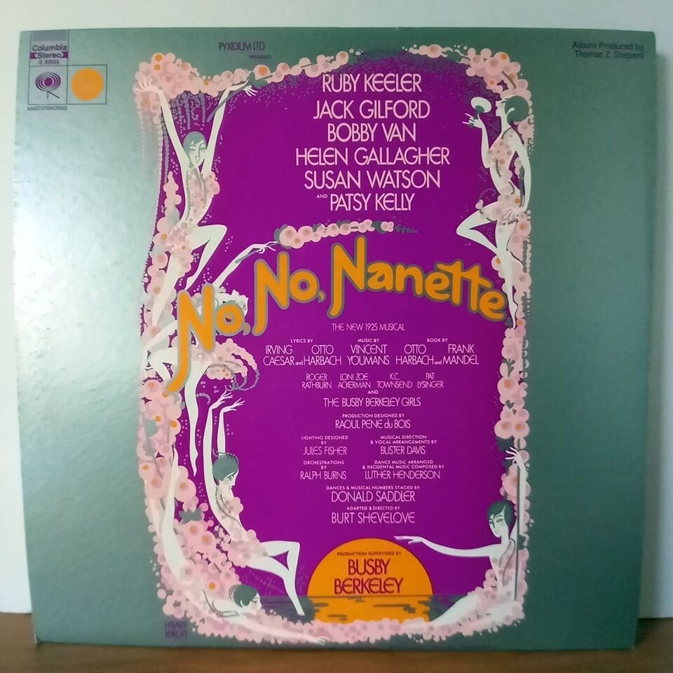 NO, NO, NANETTE ORIGINAL CAST RECORDING / VINCENT YOUMANS, IRVING CAESAR, OTTO HARBACH  (1971) - LP 2.EL PLAK