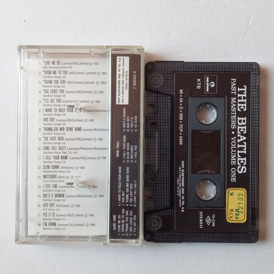 THE BEATLES - PAST MASTERS / VOLUME ONE (1990) - KASET 2.EL